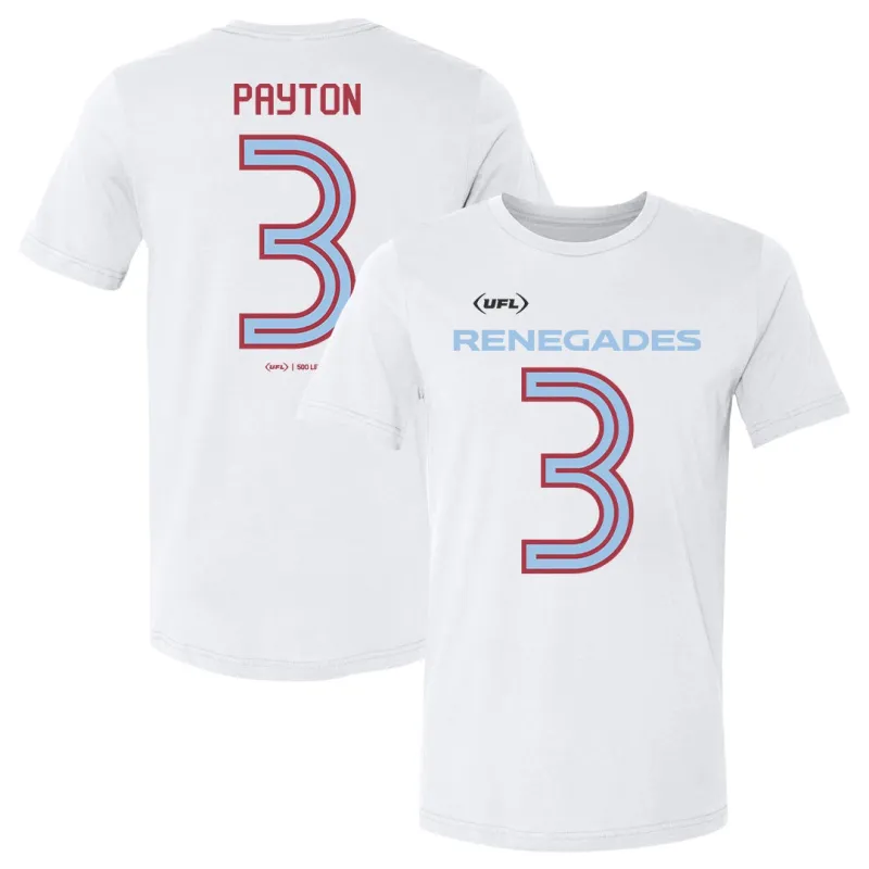Javonta Payton Arlington Renegades Name & Number F&B made by 500 Level