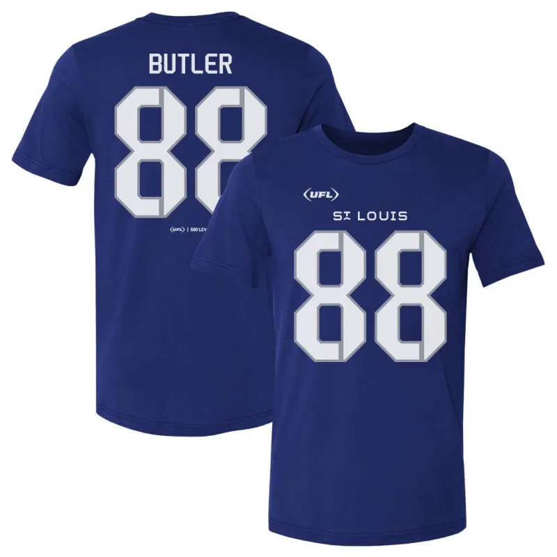 Hakeem Butler St. Louis Battlehawks Name & Number F&B WHT sold by 500 Level