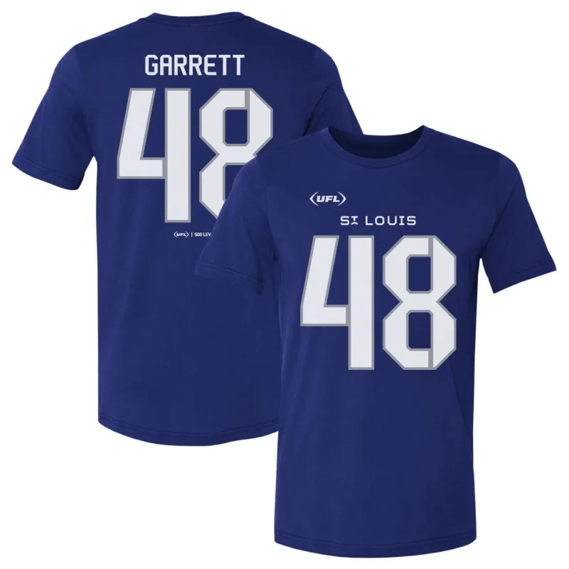 Chris Garrett St. Louis Battlehawks Name & Number F&B WHT sold by 500 Level