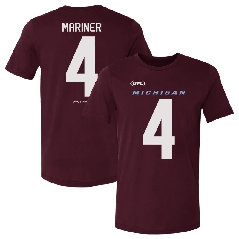 Siaosi Mariner Michigan Panthers Name & Number F&B WHT sold by 500 Level
