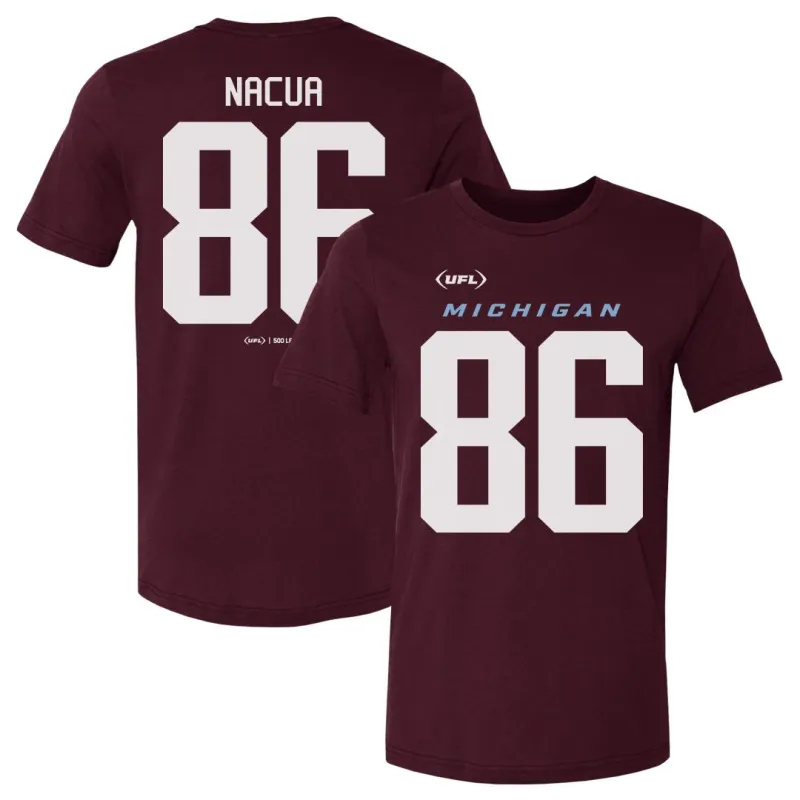 Samson Nacua Michigan Panthers Name & Number F&B WHT sold by 500 Level