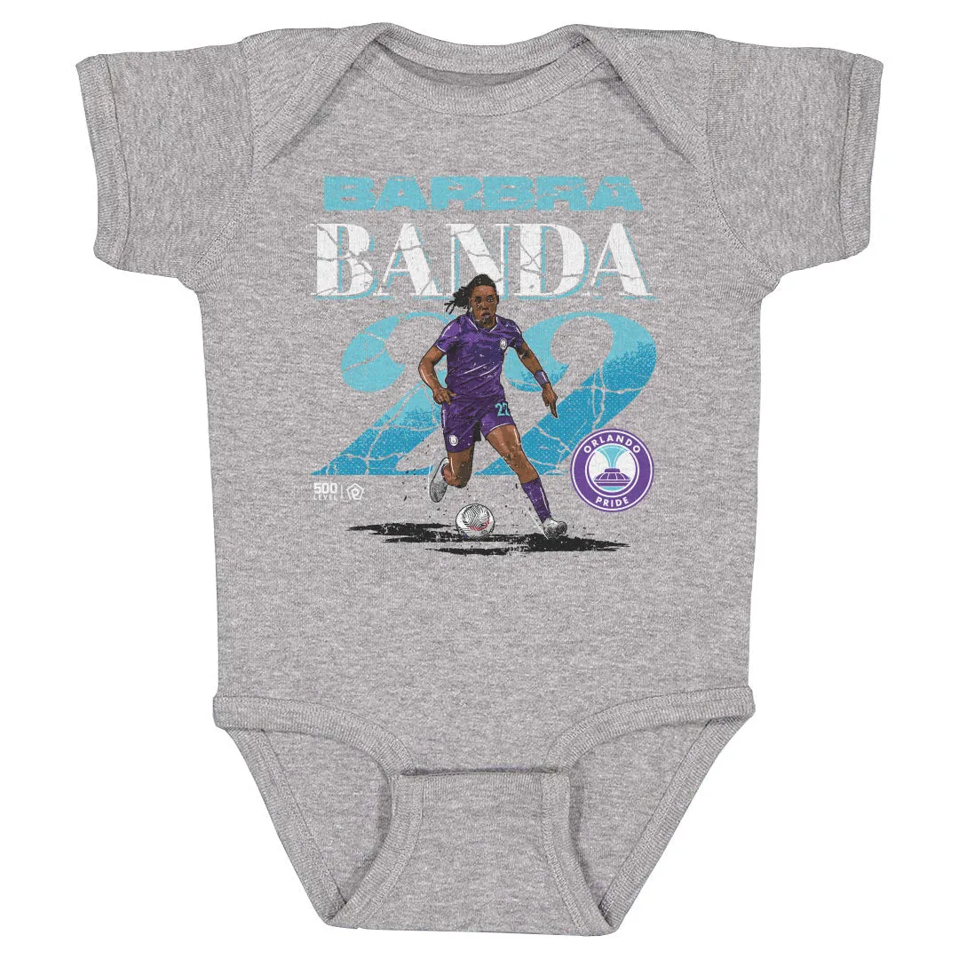 Barbra Banda Orlando Pride Cracked Number WHT sold by 500 Level