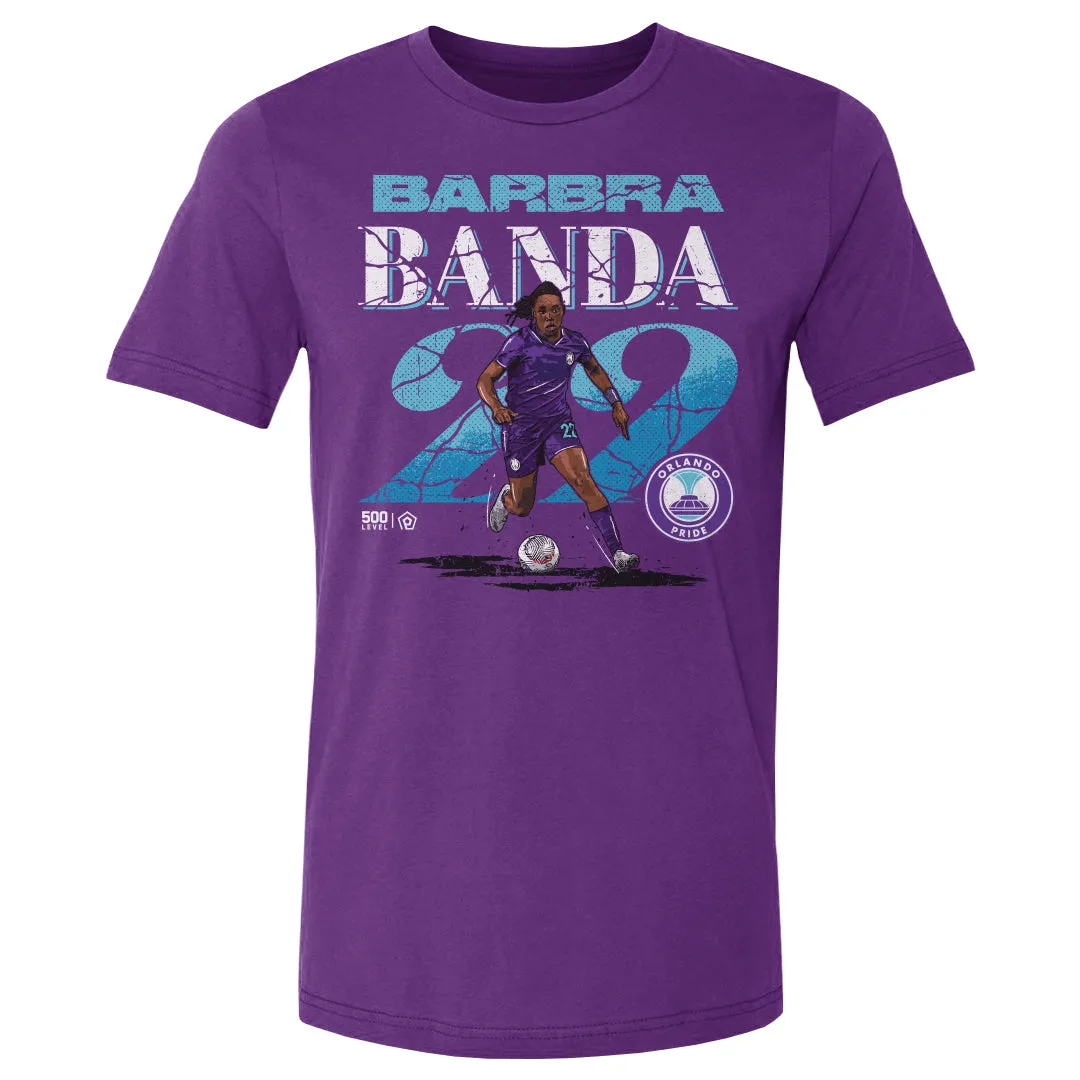 Barbra Banda Orlando Pride Cracked Number WHT sold by 500 Level product image thumbnail 3