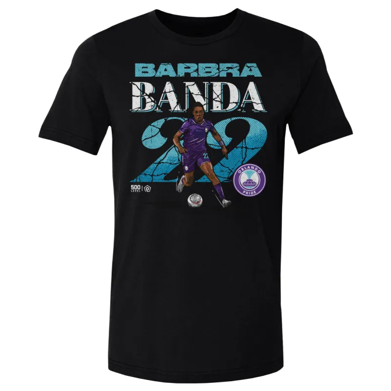 Barbra Banda Orlando Pride Cracked Number WHT sold by 500 Level