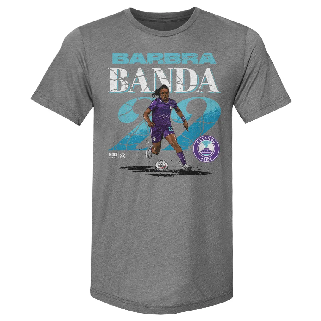 Barbra Banda Orlando Pride Cracked Number WHT sold by 500 Level