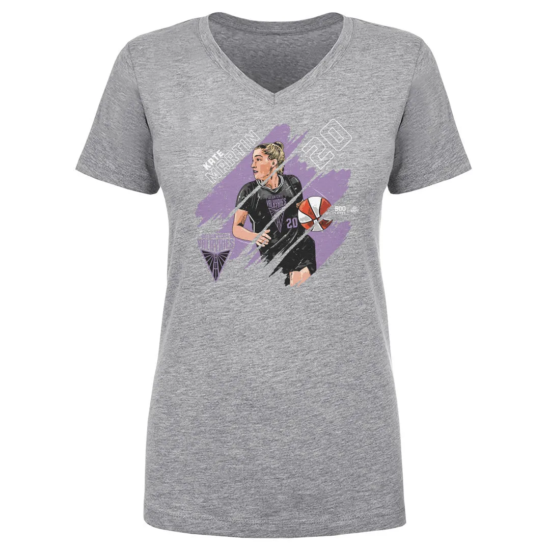 Kate Martin Golden State Valkyries Stripes WHT sold by 500 Level