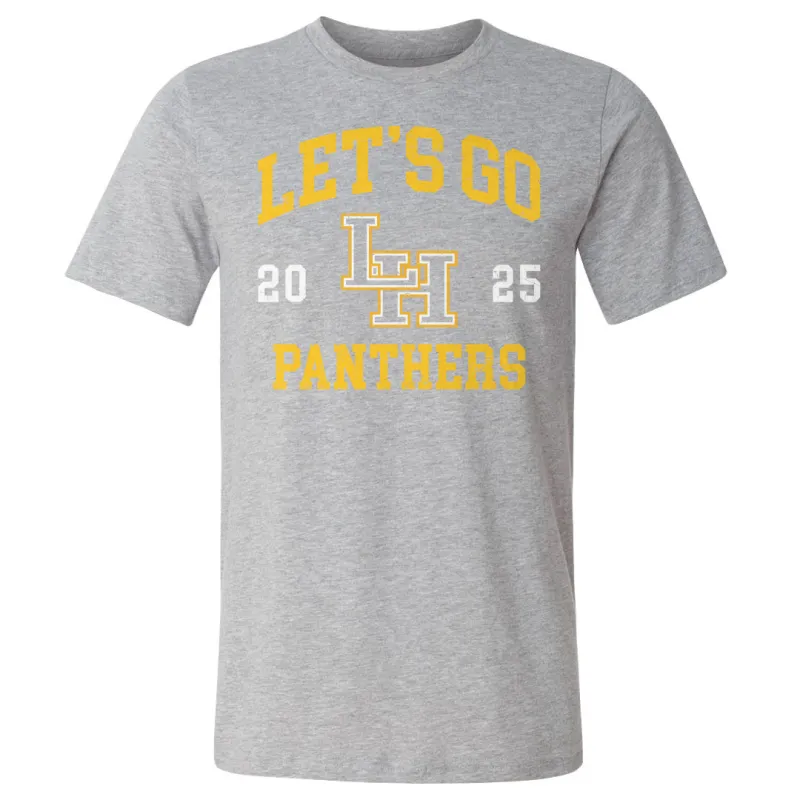 Crown Trio Liberty Hill Panthers Let's Go Logo 2025 WHT sold by 500 Level
