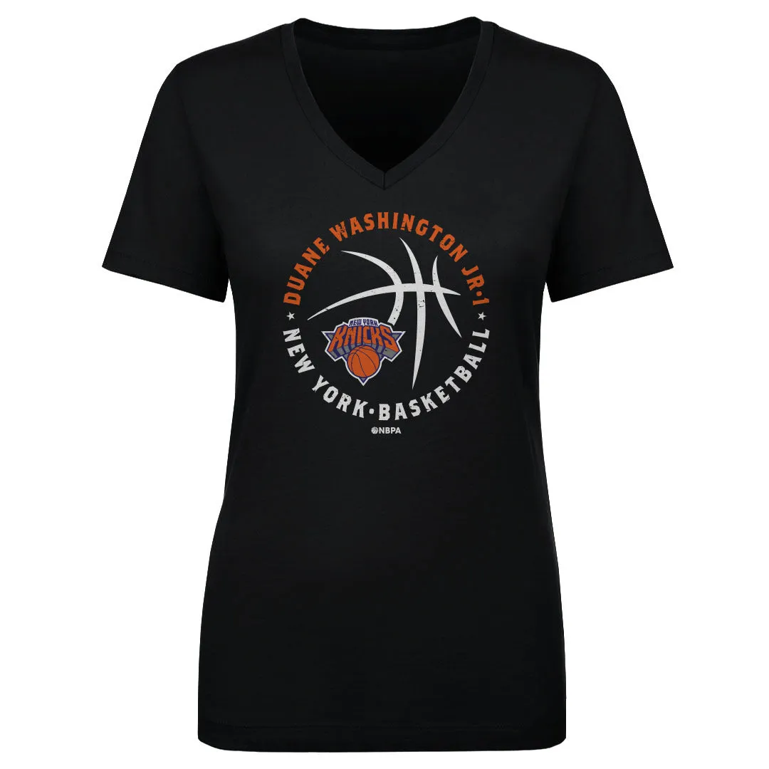 Duane Washington Jr. New York Knicks Player Ball WHT sold by 500 Level