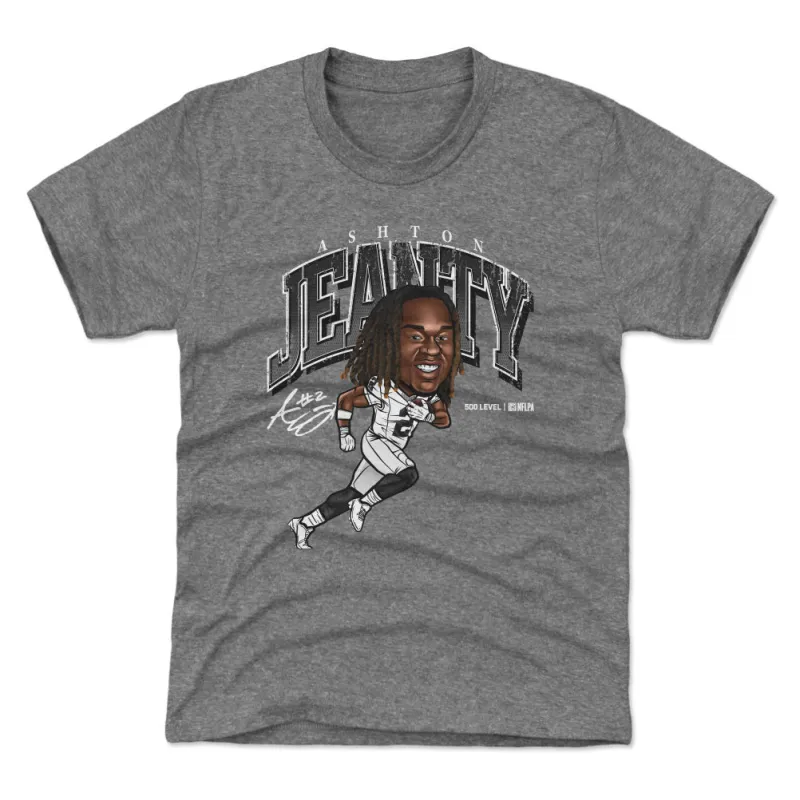 Ashton Jeanty Las Vegas Cartoon WHT sold by 500 Level