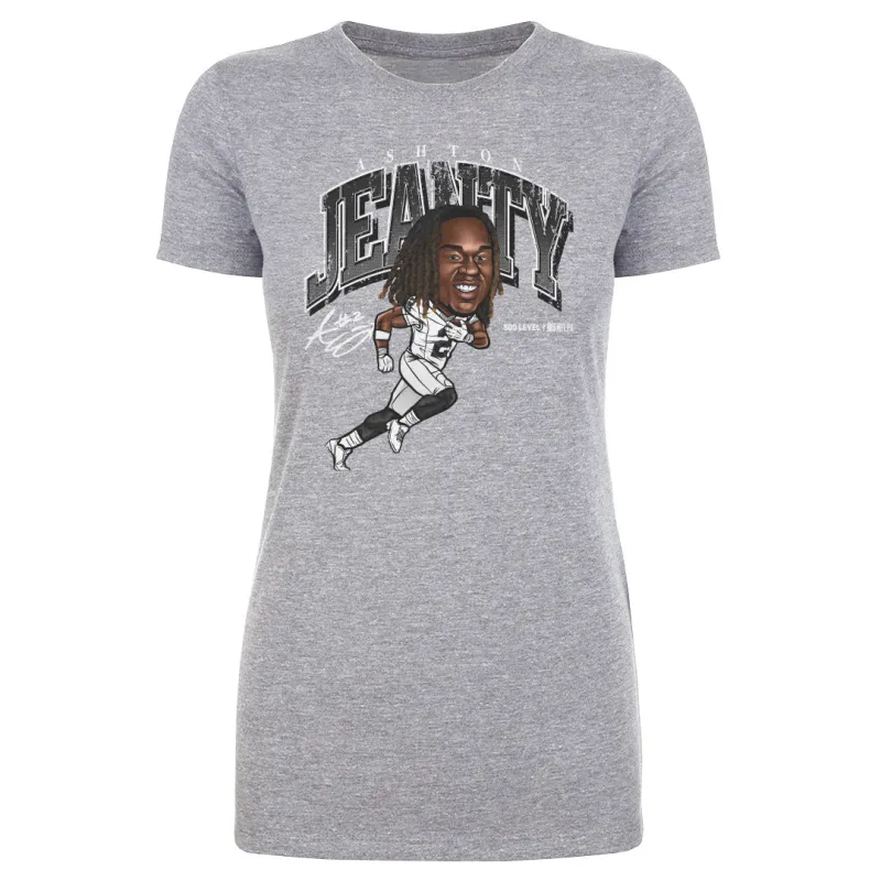 Ashton Jeanty Las Vegas Cartoon WHT sold by 500 Level