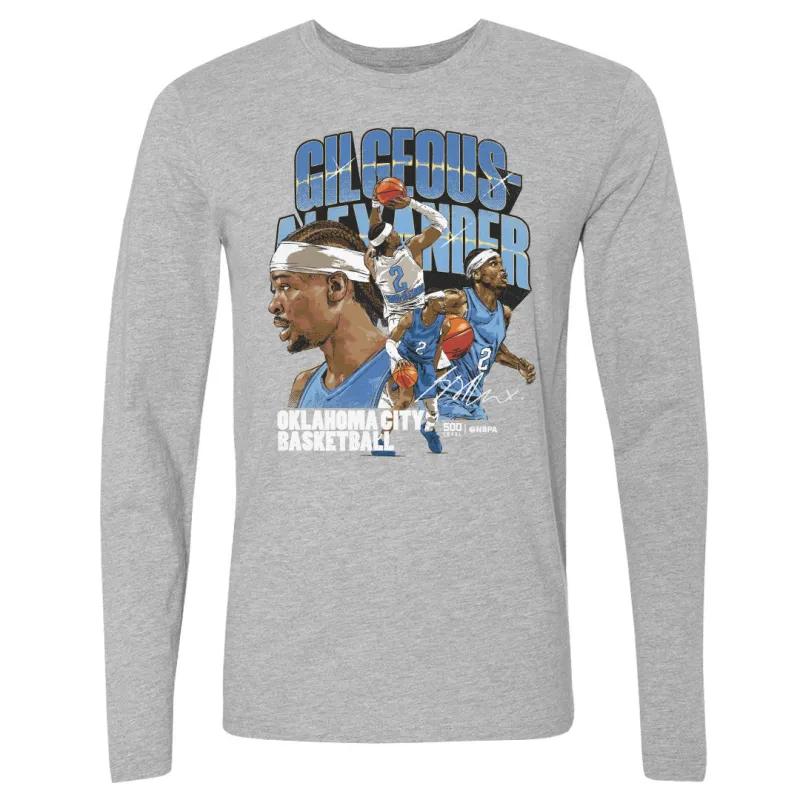 Shai Gilgeous-Alexander Oklahoma City Collage WHT sold by 500 Level
