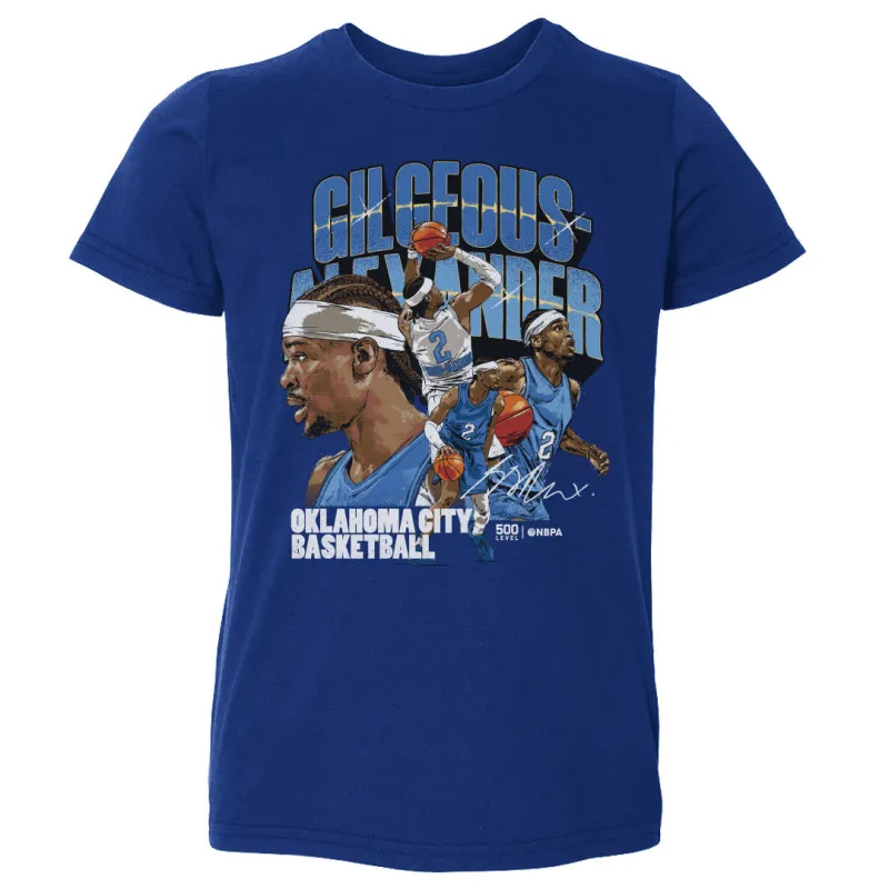Shai Gilgeous-Alexander Oklahoma City Collage WHT sold by 500 Level