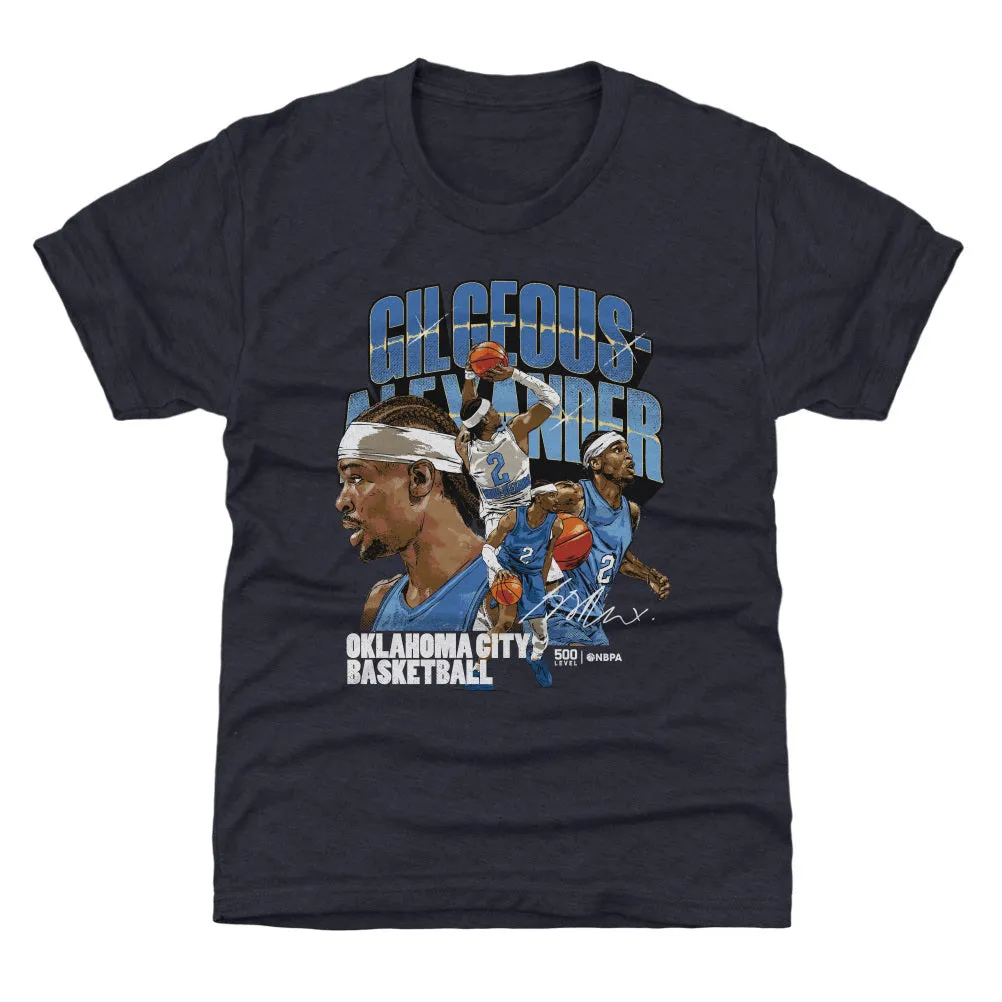 Shai Gilgeous-Alexander Oklahoma City Collage WHT sold by 500 Level