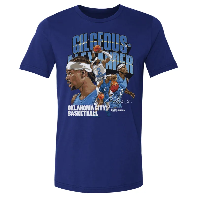 Shai Gilgeous-Alexander Oklahoma City Collage WHT sold by 500 Level