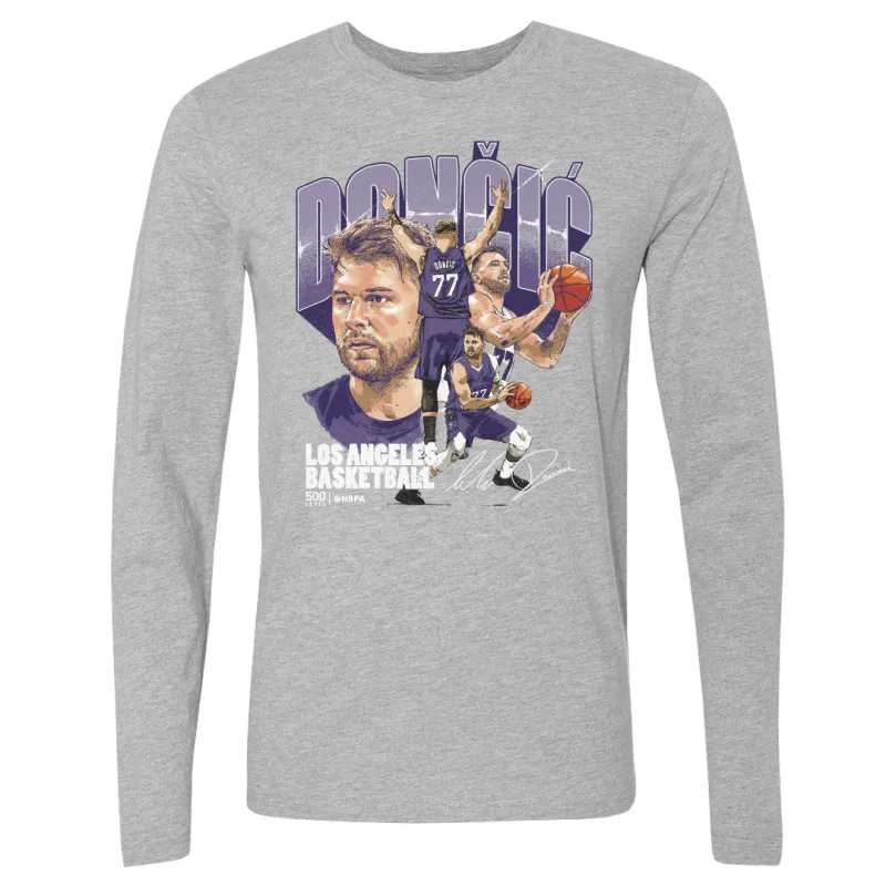 Luka Doncic Los Angeles L Collage WHT sold by 500 Level