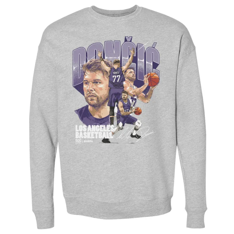 Luka Doncic Los Angeles L Collage WHT sold by 500 Level