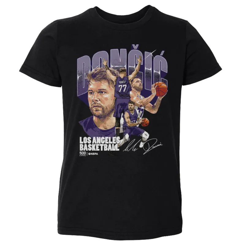 Luka Doncic Los Angeles L Collage WHT sold by 500 Level