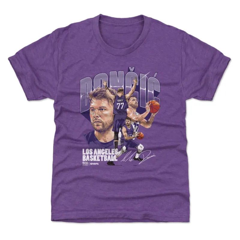 Luka Doncic Los Angeles L Collage WHT sold by 500 Level
