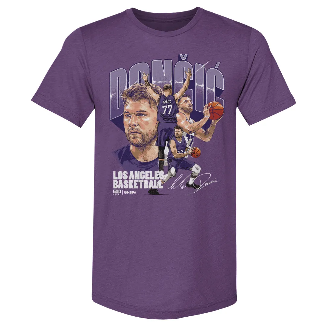 Luka Doncic Los Angeles L Collage WHT sold by 500 Level