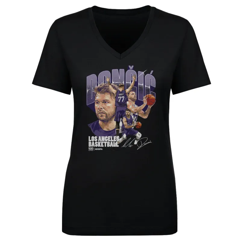 Luka Doncic Los Angeles L Collage WHT sold by 500 Level