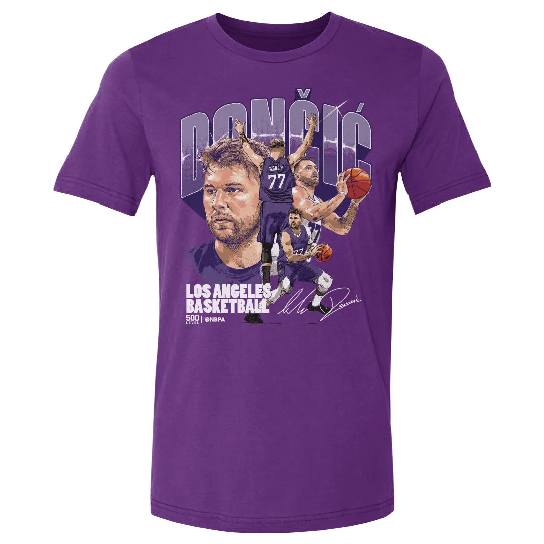 Luka Doncic Los Angeles L Collage WHT sold by 500 Level