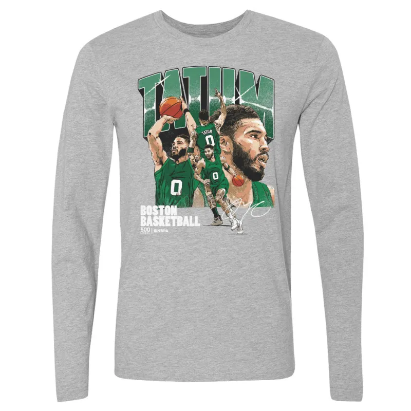 Jayson Tatum Boston Collage WHT sold by 500 Level