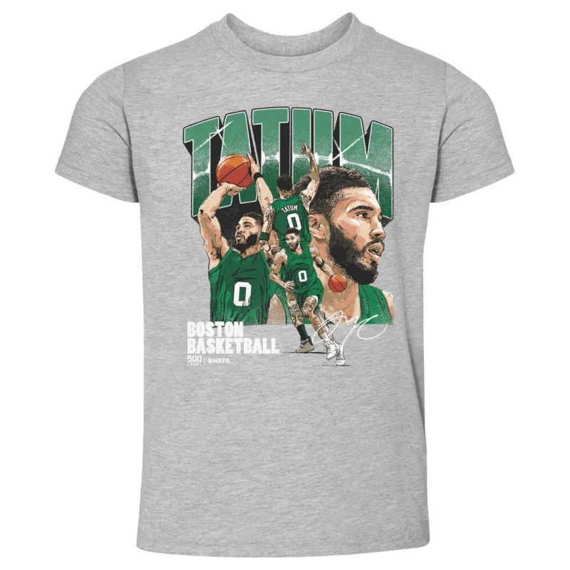 Jayson Tatum Boston Collage WHT sold by 500 Level