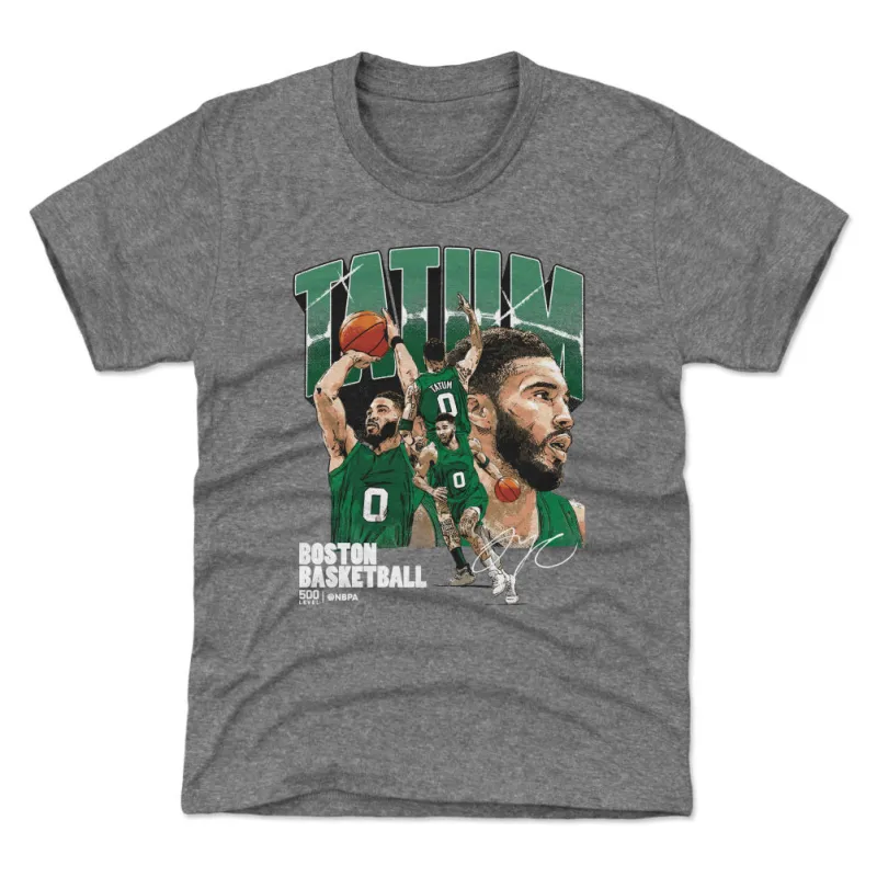 Jayson Tatum Boston Collage WHT sold by 500 Level
