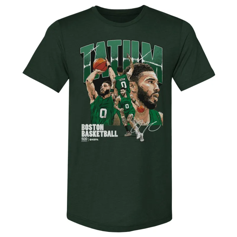 Jayson Tatum Boston Collage WHT sold by 500 Level