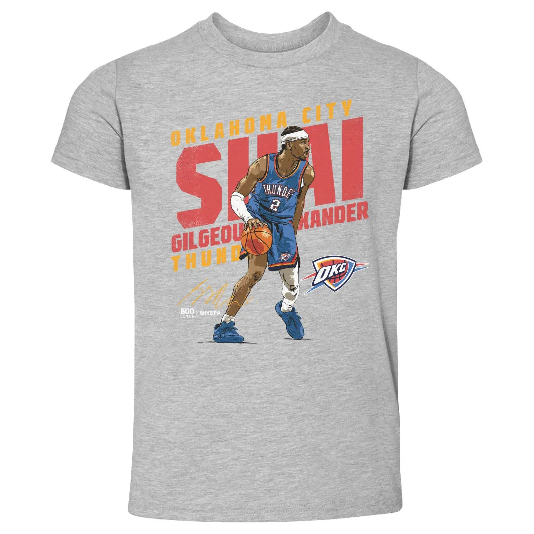 Shai Gilgeous-Alexander Oklahoma City Thunder Slant WHT sold by 500 Level product image thumbnail 2