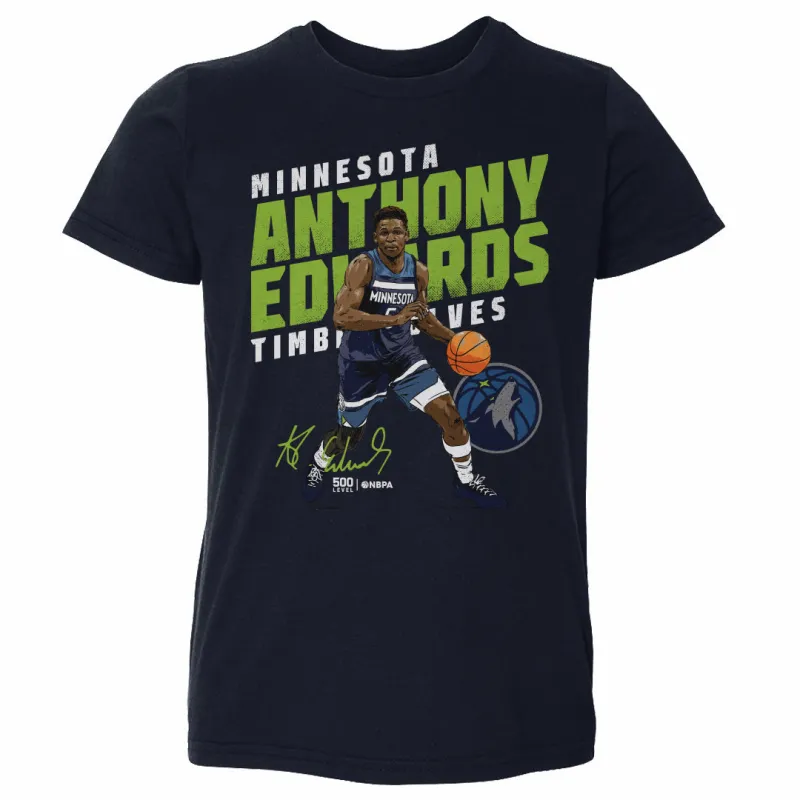 Anthony Edwards Minnesota Timberwolves Slant Drive WHT sold by 500 Level