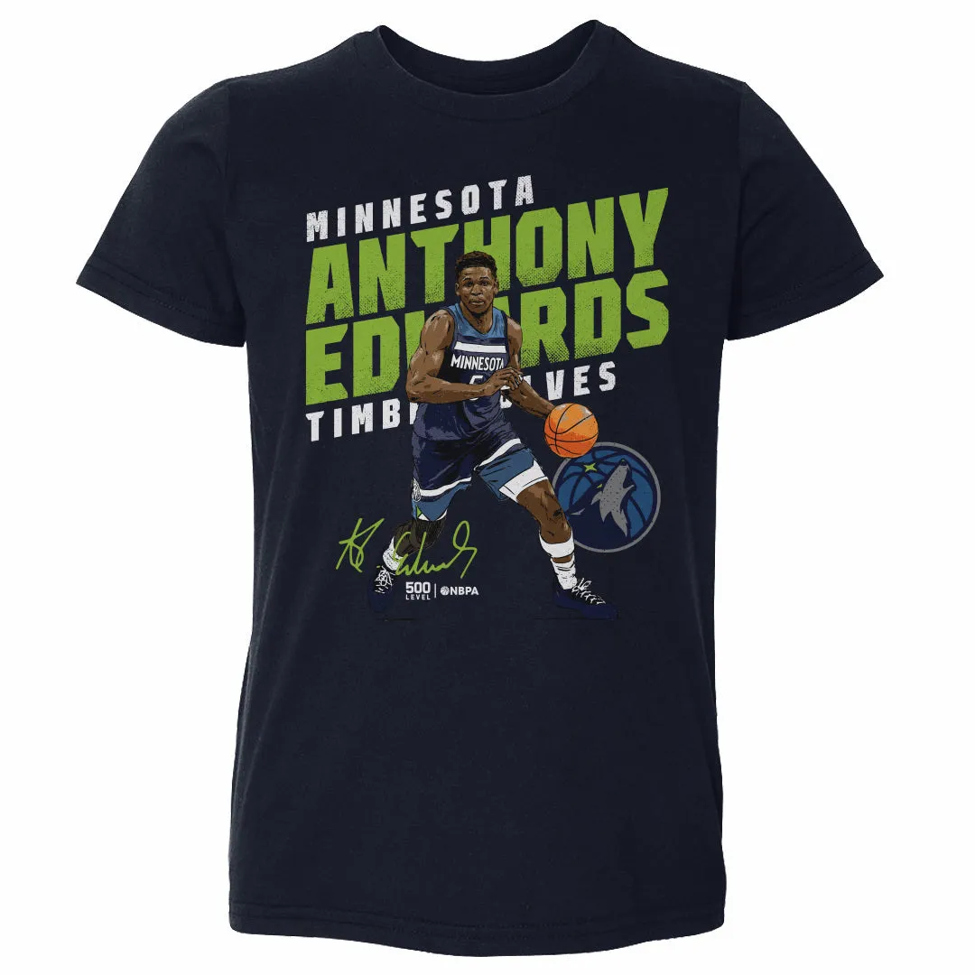 Anthony Edwards Minnesota Timberwolves Slant Drive WHT sold by 500 Level