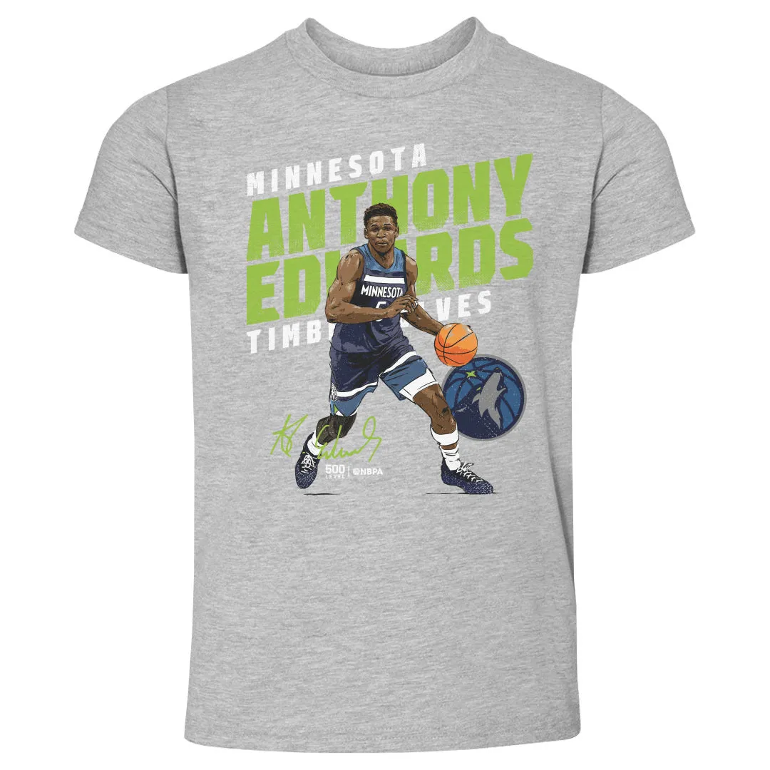 Anthony Edwards Minnesota Timberwolves Slant Drive WHT sold by 500 Level product image thumbnail 2