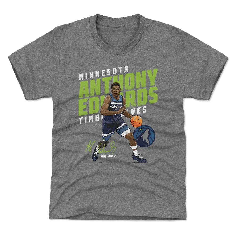 Anthony Edwards Minnesota Timberwolves Slant Drive WHT sold by 500 Level product image thumbnail 2