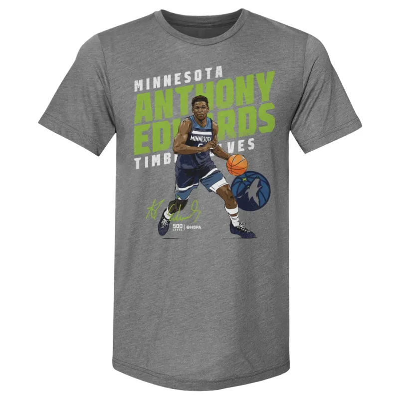 Anthony Edwards Minnesota Timberwolves Slant Drive WHT sold by 500 Level