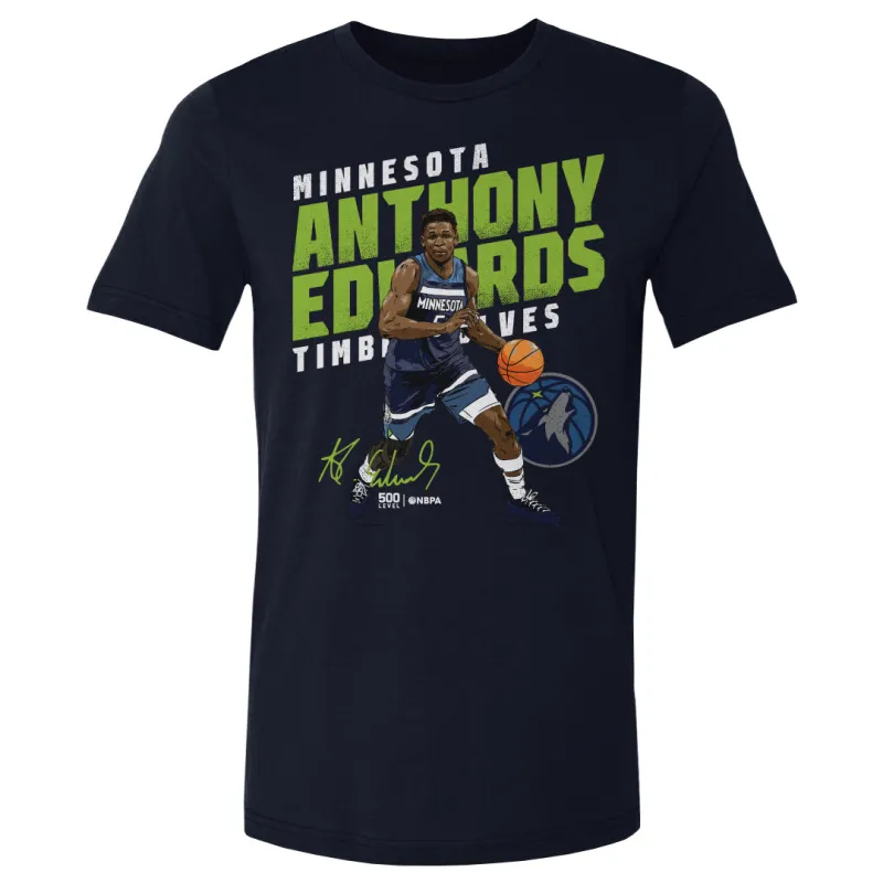 Anthony Edwards Minnesota Timberwolves Slant Drive WHT sold by 500 Level