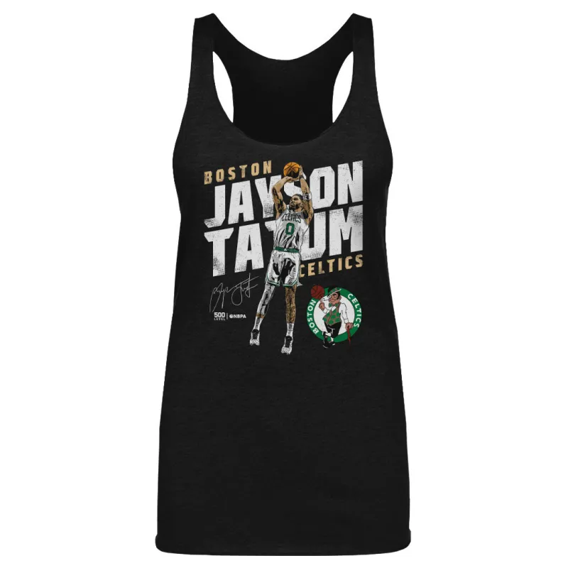 Jayson Tatum Boston Celtics Slant WHT sold by 500 Level