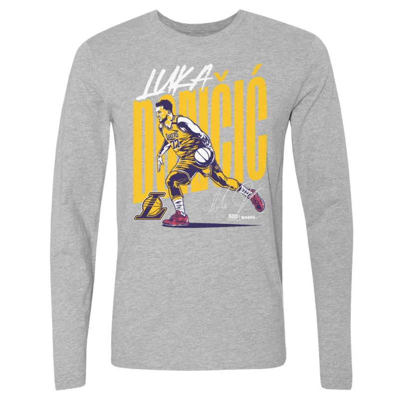 Luka Doncic Los Angeles Lakers Vector WHT sold by 500 Level