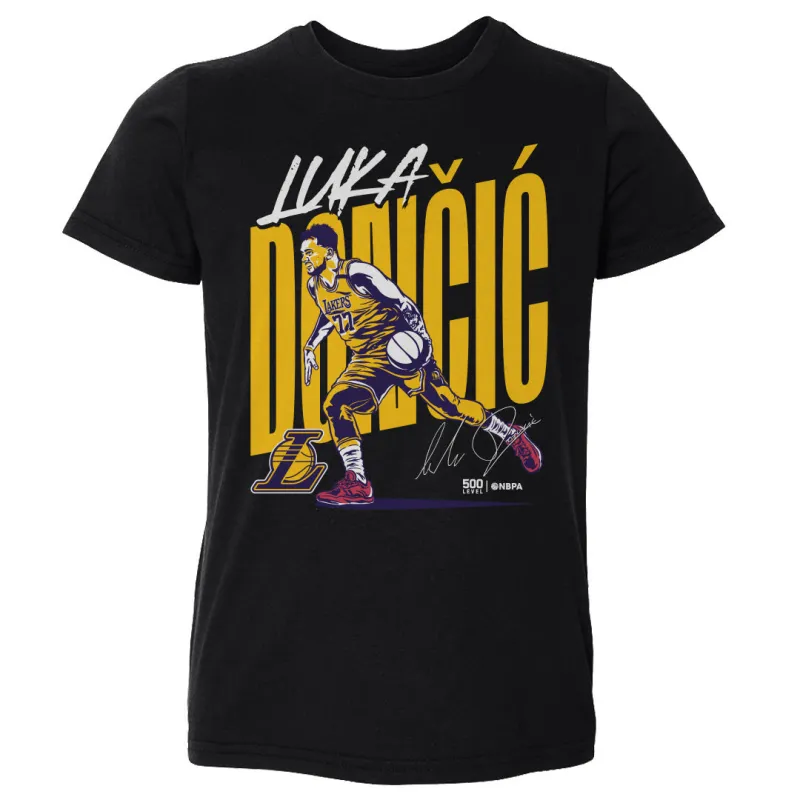 Luka Doncic Los Angeles Lakers Vector WHT sold by 500 Level