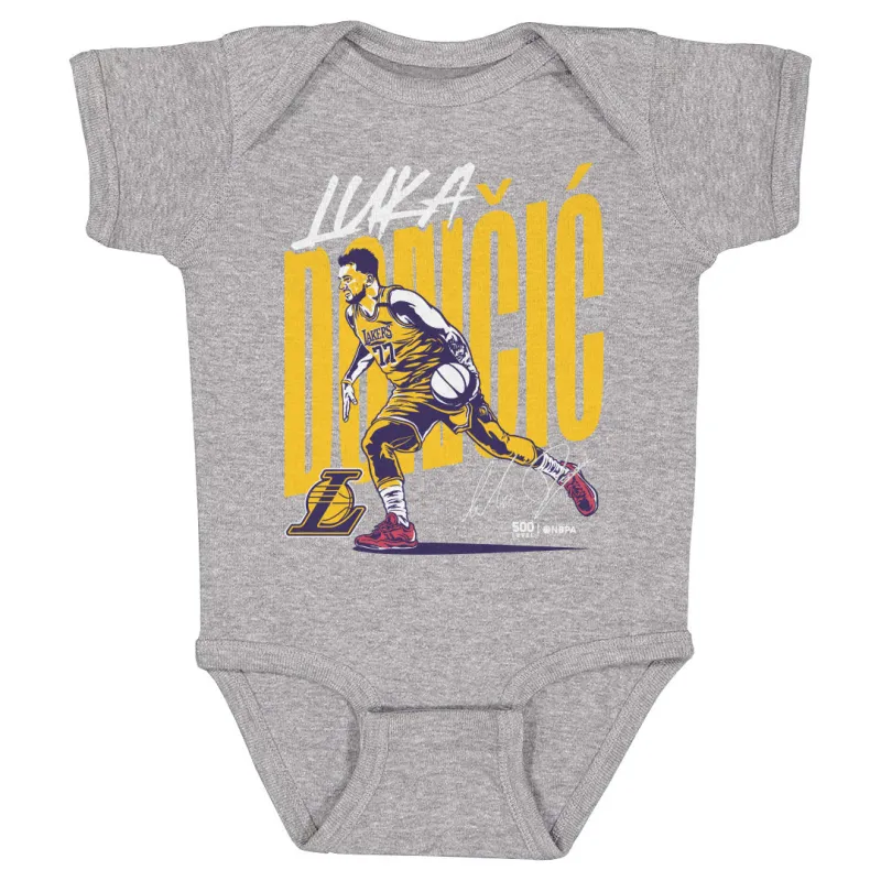 Luka Doncic Los Angeles Lakers Vector WHT sold by 500 Level