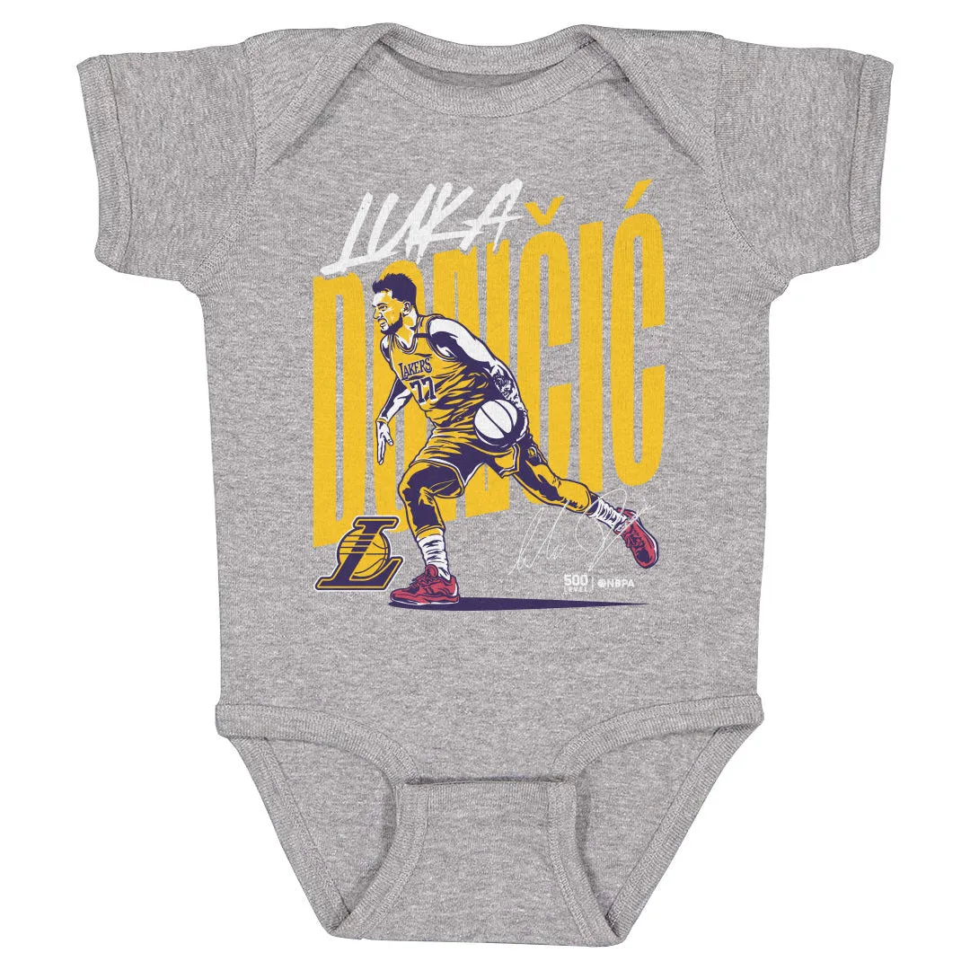 Luka Doncic Los Angeles Lakers Vector WHT sold by 500 Level