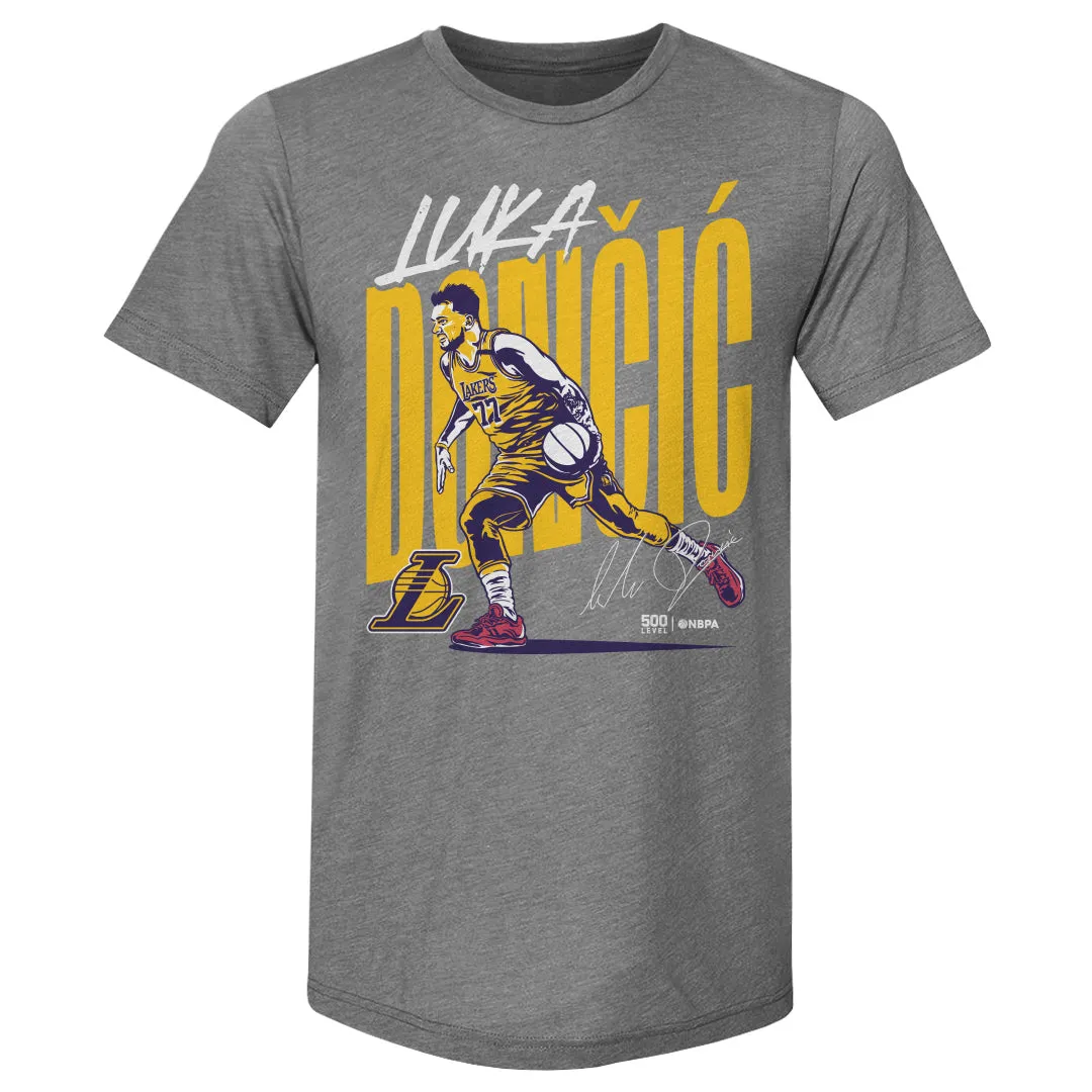 Luka Doncic Los Angeles Lakers Vector WHT sold by 500 Level