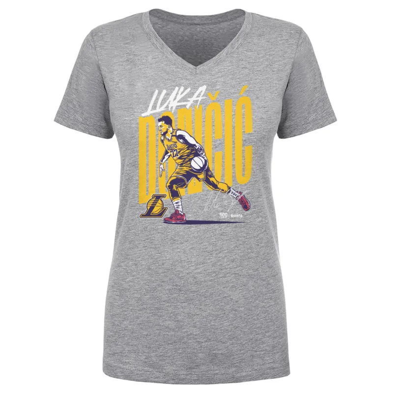 Luka Doncic Los Angeles Lakers Vector WHT sold by 500 Level
