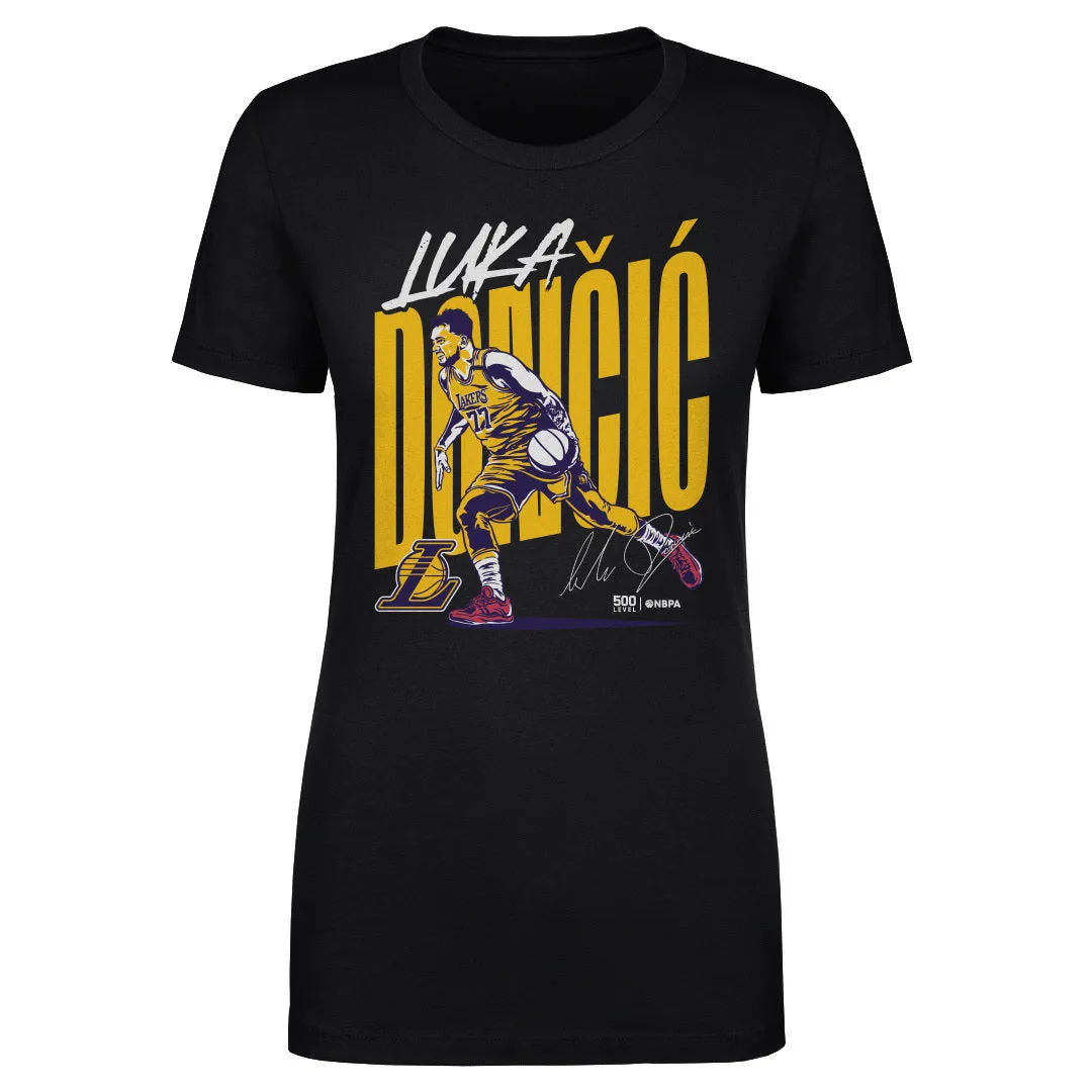 Luka Doncic Los Angeles Lakers Vector WHT sold by 500 Level