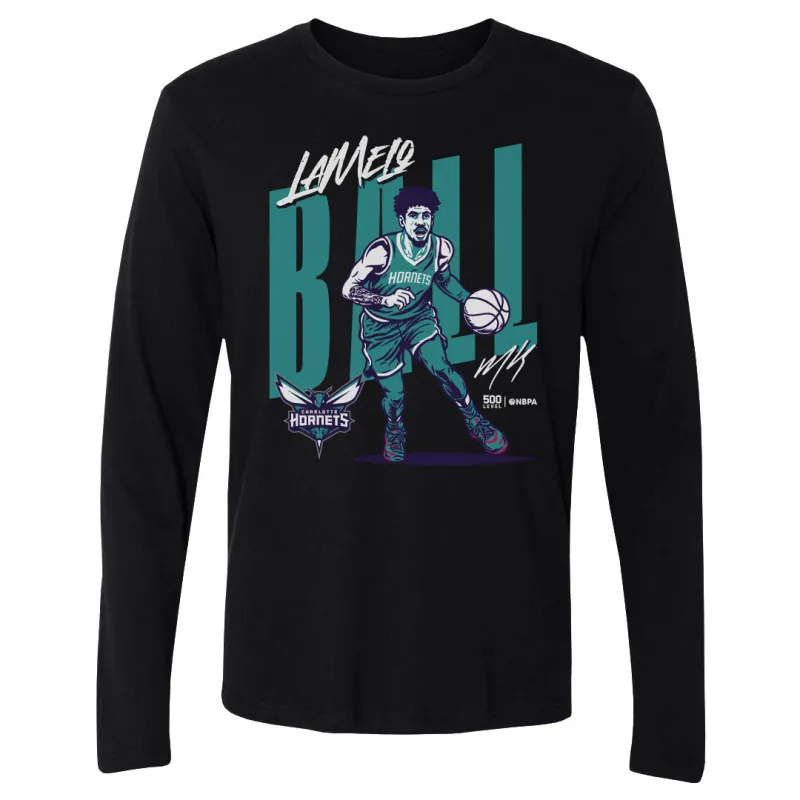 LaMelo Ball Charlotte Hornets Vector WHT sold by 500 Level