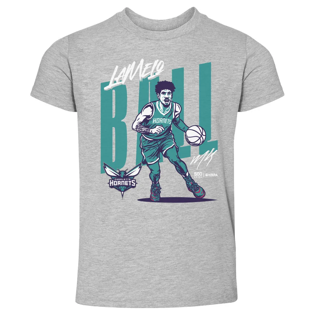 LaMelo Ball Charlotte Hornets Vector WHT sold by 500 Level