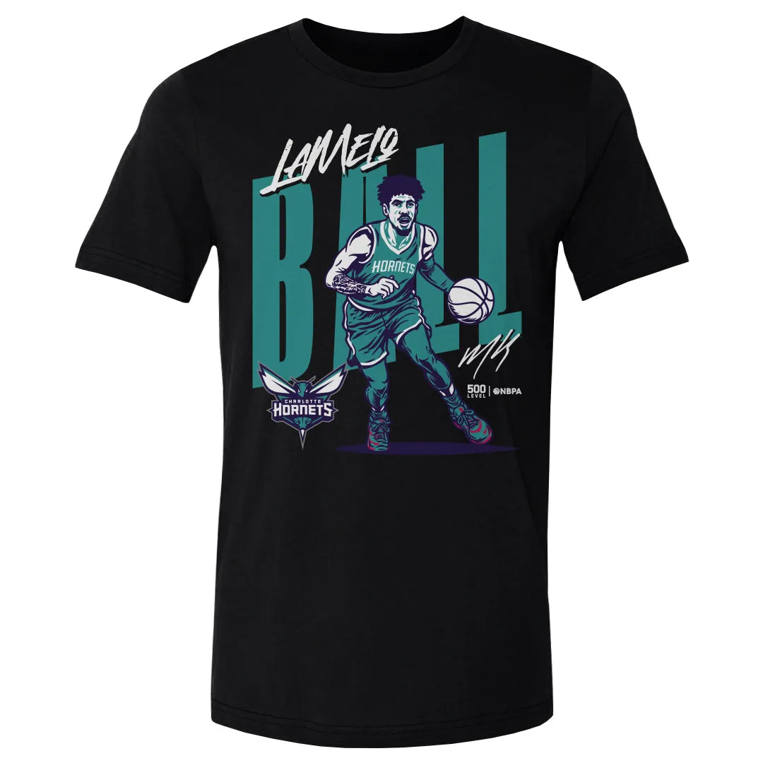 LaMelo Ball Charlotte Hornets Vector WHT sold by 500 Level