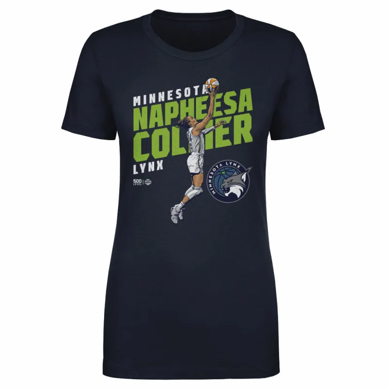 Napheesa Collier Minnesota Lynx Slant WHT sold by 500 Level