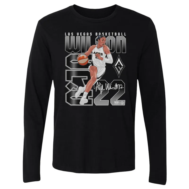 A'Ja Wilson Las Vegas Aces Player Number WHT sold by 500 Level
