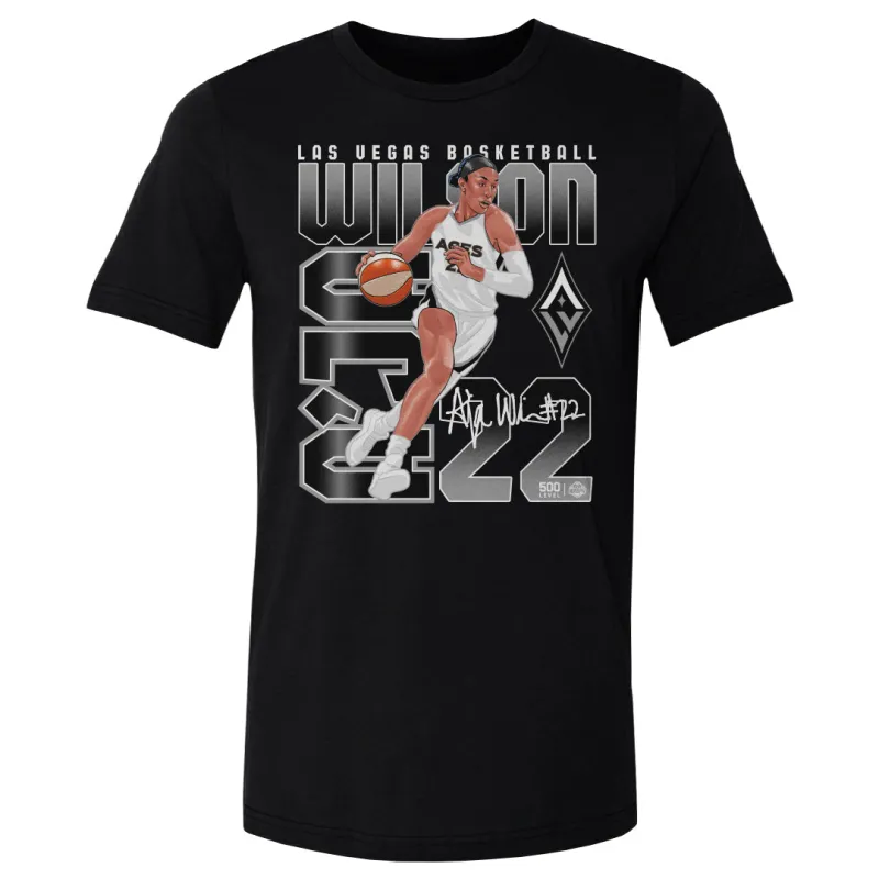 A'Ja Wilson Las Vegas Aces Player Number WHT sold by 500 Level